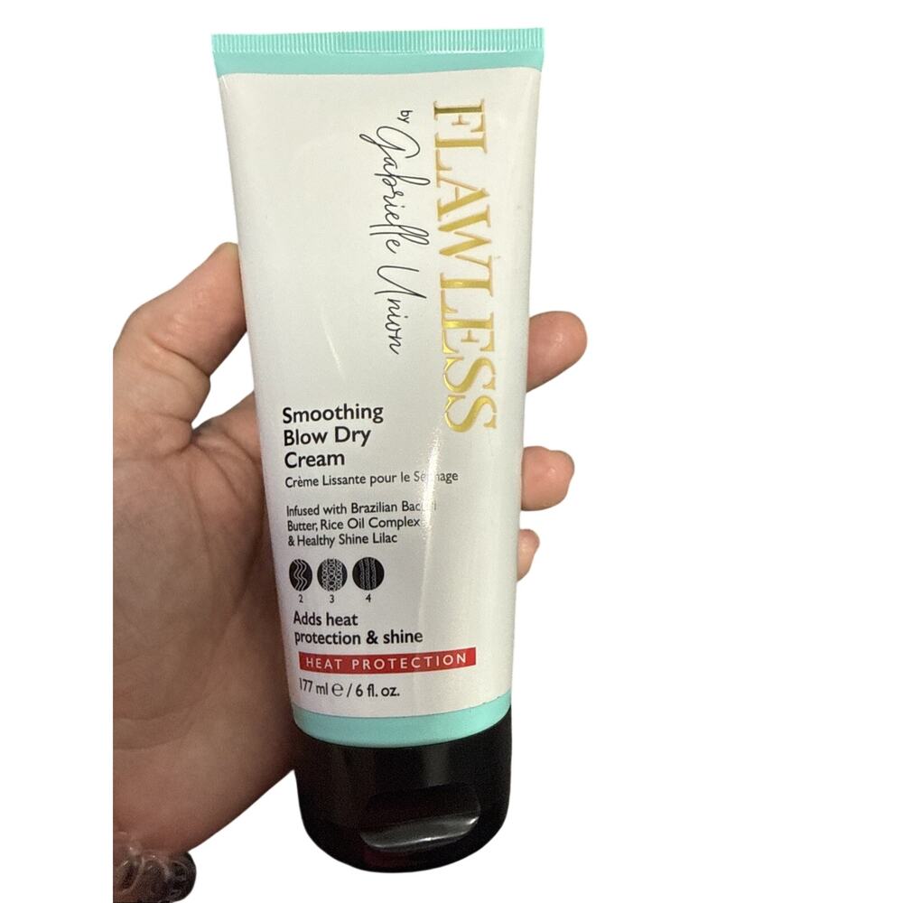 Flawless Gabrielle Union Smoothing Blow Dry Cream - Full Size 6oz/177ml